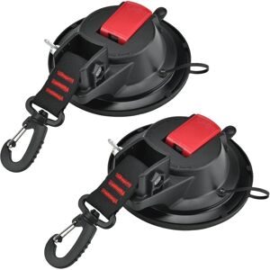 MEMKEY 2 Pack Suction Cup Anchor with Tension Hook Attachment, Camping Fixing Hook, Awning Suction Cup Fixing Hook for Car Side Tents, Camping Tarp MEMKEY 2 Pack Suction Cup Anchor with Tension Hook Attachment, Camping Fixing Hook, Awning Suction Cup Fixing Hook for Car Side Tents, Camping Tarp