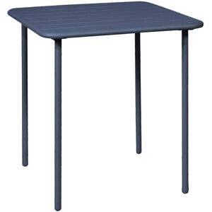SWEEEK 2-seater square steel garden table, Amelia 70cm, Marine blue, 70x70x72.5 cm SWEEEK 2-seater square steel garden table, Amelia 70cm, Marine blue, 70x70x72.5 cm