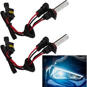 SJQKA 2 x HID 9005 Xenon Car Headlight Bulbs IP67 Waterproof 35W 8000lm 6000K with High Beam and Low Beam Bracket SJQKA 2 x HID 9005 Xenon Car Headlight Bulbs IP67 Waterproof 35W 8000lm 6000K with High Beam and Low Beam Bracket