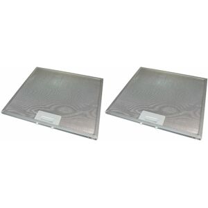 UFIXT 2 x Universal Cooker Hood Metal Grease Filter 330mm x 320mm UFIXT 2 x Universal Cooker Hood Metal Grease Filter 330mm x 320mm