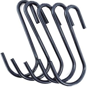 Cyslmuk - 20 Pack s Hooks Heavy Duty 6cm s Shaped Hanging Hooks for Kitchen Bathroom Bedroom Office (Black) Cyslmuk - 20 Pack s Hooks Heavy Duty 6cm s Shaped Hanging Hooks for Kitchen Bathroom Bedroom Office (Black)