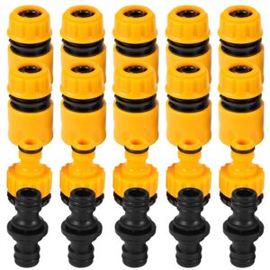 Tlily - 20 Pcs Garden Hose Connector Set, End Double Connectors Extender Quick Tlily - 20 Pcs Garden Hose Connector Set, End Double Connectors Extender Quick