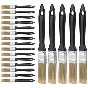 TLILY 20 Pieces 1 Inch Paint Brushes with Handled Plastic Handles, Home Repair Flat Brush Tools for diy Painting, TLILY 20 Pieces 1 Inch Paint Brushes with Handled Plastic Handles, Home Repair Flat Brush Tools for diy Painting,
