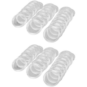 Tlily - 200 Pieces 21mm Round Clear Plastic Coin Holder Capsule Box Storage Clear Round Display Cases Tlily - 200 Pieces 21mm Round Clear Plastic Coin Holder Capsule Box Storage Clear Round Display Cases