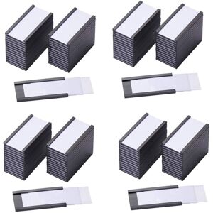 TLILY 200 Pieces Magnetic Label Holders with Clear Plastic Protective Data Card Holders for Metal Shelf (1 x 2 Inch) TLILY 200 Pieces Magnetic Label Holders with Clear Plastic Protective Data Card Holders for Metal Shelf (1 x 2 Inch)