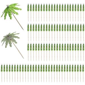 TLILY 200 Pieces Umbrellas for , Coconut Tree Umbrella Toothpicks, Tropical Cupcake Decorations TLILY 200 Pieces Umbrellas for , Coconut Tree Umbrella Toothpicks, Tropical Cupcake Decorations
