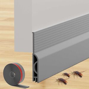 BEIJIYI 200cm Insulated Door Bottom, Self-Adhesive Door Draught Excluder, Cold-Proof Silicone Door Bottom Insulation for Front Door, Interior Door (200 x BEIJIYI 200cm Insulated Door Bottom, Self-Adhesive Door Draught Excluder, Cold-Proof Silicone Door Bottom Insulation for Front Door, Interior Door (200 x