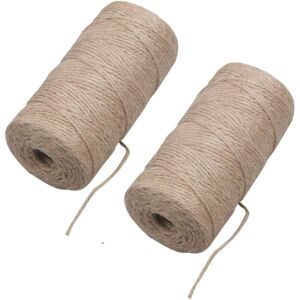 Readcly - 200m Hemp Rope Jute Twine 3 Ply Natural Jute Rope for Florist, diy Crafts, Gift Wrapping, Garden and Thanksgiving Day, Christmas Decoration Readcly - 200m Hemp Rope Jute Twine 3 Ply Natural Jute Rope for Florist, diy Crafts, Gift Wrapping, Garden and Thanksgiving Day, Christmas Decoration