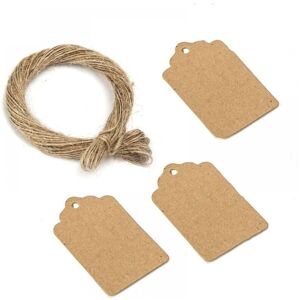 Ymyny - 200pcs Brown Kraft Paper Price Tags 3x5cm Shop Labels Clothing Labels for Jewelry Garment Products Ymyny - 200pcs Brown Kraft Paper Price Tags 3x5cm Shop Labels Clothing Labels for Jewelry Garment Products