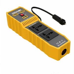 Dewdat - 200W Car Power Inverter dc 12V to ac 220V/110V Modified Sine Wave Inverter with 2 ac Outlets & 1 Cigarette Lighter Port & 3 usb Ports (4.2A) Dewdat - 200W Car Power Inverter dc 12V to ac 220V/110V Modified Sine Wave Inverter with 2 ac Outlets & 1 Cigarette Lighter Port & 3 usb Ports (4.2A)