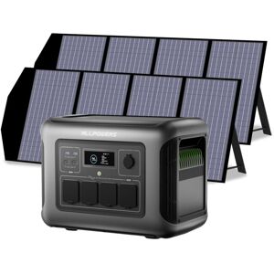 2025 New) Allpowers R1500 lite Portable Power Station with 2 x 140W Solar Panels, 1056Wh LiFePO4 Battery, 4X 1600W ac Outlets (3200W Max), 15ms ups, 2025 New) Allpowers R1500 lite Portable Power Station with 2 x 140W Solar Panels, 1056Wh LiFePO4 Battery, 4X 1600W ac Outlets (3200W Max), 15ms ups,