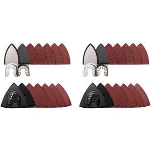 TLILY 208 Pcs Oscillating Tool Sanding Pads, 4 Pcs Triangular and Finger Sanding Pads, 200 Pcs Sandpaper TLILY 208 Pcs Oscillating Tool Sanding Pads, 4 Pcs Triangular and Finger Sanding Pads, 200 Pcs Sandpaper