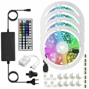 WOIYIC 20m RGB LED Strip, Dimmable Bluetooth LED Light Strip with App Control, 44 Button Remote Control, Timer Setting, Music Mode, 24V LED for Living Room WOIYIC 20m RGB LED Strip, Dimmable Bluetooth LED Light Strip with App Control, 44 Button Remote Control, Timer Setting, Music Mode, 24V LED for Living Room