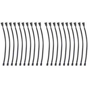 Tlily - 20Pcs 4 Pin Series pwm Fan Extension Power Cable Housing Male Connector to 3 Pin Compatible Extension Cables Tlily - 20Pcs 4 Pin Series pwm Fan Extension Power Cable Housing Male Connector to 3 Pin Compatible Extension Cables
