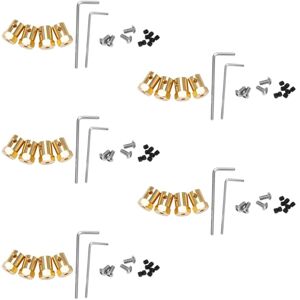 Tlily - 20Pcs 5mm to 12mm Brass Wheel Hub Combiner Hex Adapter for B14 B16 B24 B36 C14 C24 Tlily - 20Pcs 5mm to 12mm Brass Wheel Hub Combiner Hex Adapter for B14 B16 B24 B36 C14 C24
