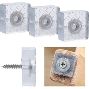 LINGHHANG 20PCS Anti-slip Rubber Pads, Square Shape Furniture Leg and Foot Protection Pads for Chairs, Sofas, Square Chair Pads LINGHHANG 20PCS Anti-slip Rubber Pads, Square Shape Furniture Leg and Foot Protection Pads for Chairs, Sofas, Square Chair Pads