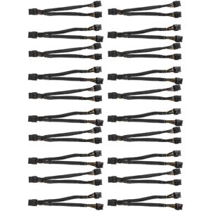 TLILY 20Pcs gpu Series PCIe 8 Pin to Dual 2X (6+2) Male pci Express Power Adapter Braided Y-Splitter Extension Cable, cm TLILY 20Pcs gpu Series PCIe 8 Pin to Dual 2X (6+2) Male pci Express Power Adapter Braided Y-Splitter Extension Cable, cm