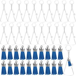 TLILY 20PCS Megaphones Shape Acrylic Keychain with Blue Tassel,3Inch Transparent Chain Blank,For Key DIY Process TLILY 20PCS Megaphones Shape Acrylic Keychain with Blue Tassel,3Inch Transparent Chain Blank,For Key DIY Process