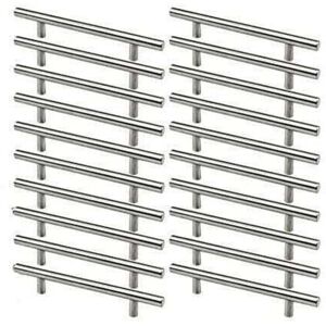 YMYNY 20pcs Stainless Steel Cabinet Handles Kitchen Cabinet Pulls 128mm Hole Pitch Brushed Steel t Shape mumu YMYNY 20pcs Stainless Steel Cabinet Handles Kitchen Cabinet Pulls 128mm Hole Pitch Brushed Steel t Shape mumu
