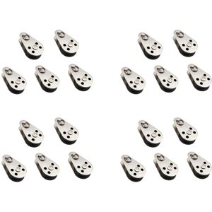 TLILY 20PCS Stainless Steel M25 Pulley Block Hanging Wire Towing Wheel Lifting Wire Rope Cable Pulley Roller TLILY 20PCS Stainless Steel M25 Pulley Block Hanging Wire Towing Wheel Lifting Wire Rope Cable Pulley Roller