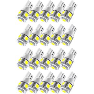 LINGHHANG 20PCS) W5W T10 5050 5SMD Car led Reading Light LINGHHANG 20PCS) W5W T10 5050 5SMD Car led Reading Light