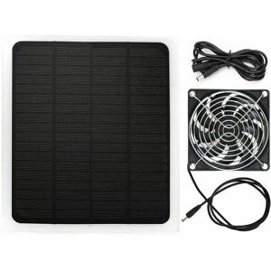 Trimec - 20W 12V Panneau solaire en silicium monocristallin Panneau d'alimentation solaire Ventilateur d'extraction Mini ventilateur de Trimec - 20W 12V Panneau solaire en silicium monocristallin Panneau d'alimentation solaire Ventilateur d'extraction Mini ventilateur de