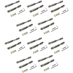 Tlily - 20X MN78 Metal cvd Drive Shaft with 3mm to 4mm Shaft Sleeve for MN-78 mn 78 1/12 rc Car Upgrade Parts Tlily - 20X MN78 Metal cvd Drive Shaft with 3mm to 4mm Shaft Sleeve for MN-78 mn 78 1/12 rc Car Upgrade Parts