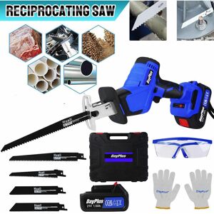 Briefness - 21V Cordless Powered Reciprocating Saw, Electric Cordless Wood Saw for Metal Wood pvc Pipe Tree Pruning, Portable Indoor Outdoor diy Saw Briefness - 21V Cordless Powered Reciprocating Saw, Electric Cordless Wood Saw for Metal Wood pvc Pipe Tree Pruning, Portable Indoor Outdoor diy Saw
