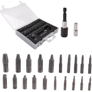 Tlily - 22 pcs Screw Extractor Kit, hss Remover Set with Bit & Socket Adapter Tlily - 22 pcs Screw Extractor Kit, hss Remover Set with Bit & Socket Adapter