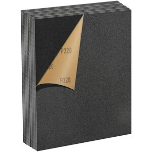 WOIYIC 220 Grit Sandpaper Set, 13 Pieces 23 x 28cm Water Resistant Sandpaper for Cars Metals Walls Wood Furniture, Wet and Dry Polishing Sandpaper WOIYIC 220 Grit Sandpaper Set, 13 Pieces 23 x 28cm Water Resistant Sandpaper for Cars Metals Walls Wood Furniture, Wet and Dry Polishing Sandpaper