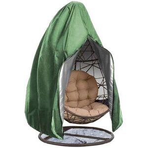 CYSLMUK 230 x 200 cm Green Hanging Chair Cover for Swing - 210D Oxford Fabric - Waterproof - Windproof and Anti-UV CYSLMUK 230 x 200 cm Green Hanging Chair Cover for Swing - 210D Oxford Fabric - Waterproof - Windproof and Anti-UV