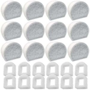 TOOLIVE 24 Pack Foam Pre-Filters and Carbon Filter Compatible with PetSafe Drinkwell Fountain INOX 360 Avalon Pagoda Seascape and Sedona Fountains, Filter TOOLIVE 24 Pack Foam Pre-Filters and Carbon Filter Compatible with PetSafe Drinkwell Fountain INOX 360 Avalon Pagoda Seascape and Sedona Fountains, Filter