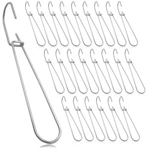 Tlily - 24 Pcs 7.3 Inch Metal Pattern Hooks Sewing Making Hanging Hanger Tlily - 24 Pcs 7.3 Inch Metal Pattern Hooks Sewing Making Hanging Hanger