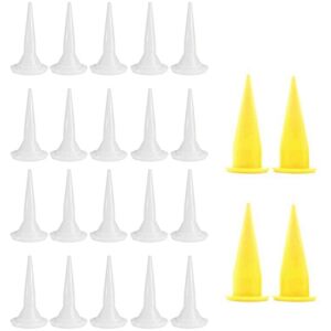 Tlily - 24-Piece Caulking Nozzle Daubing Tool Glass Glue Concentrated Sealant Dispenser Soft Rubber Tlily - 24-Piece Caulking Nozzle Daubing Tool Glass Glue Concentrated Sealant Dispenser Soft Rubber
