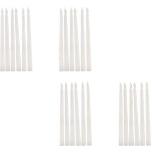 Tlily - 24 Pieces led Taper Candles for Dinner, Flickering Flameless Battery Operated Table Settings Weddings Birthdays Tlily - 24 Pieces led Taper Candles for Dinner, Flickering Flameless Battery Operated Table Settings Weddings Birthdays