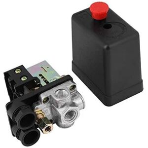 Csparkv - 240V 16A Port 90PSI -120PSI Air Compressor Pressure Switch Control Regulator With Gauges For Quick Pressure Reduction Csparkv - 240V 16A Port 90PSI -120PSI Air Compressor Pressure Switch Control Regulator With Gauges For Quick Pressure Reduction