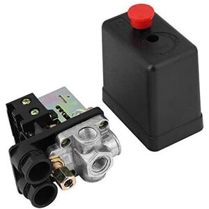 IKODM 240V 16A Port 90PSI -120PSI Air Compressor Pressure Switch Control Regulator With Gauges For Quick Pressure Reduction IKODM 240V 16A Port 90PSI -120PSI Air Compressor Pressure Switch Control Regulator With Gauges For Quick Pressure Reduction