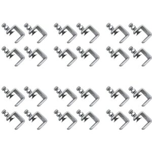 Tlily - 24Pcs 16-25mm Heavy Duty Woodworking Clamps Set 304 Stainless Steel c Clamp Tools for Welding/Carpenter Tlily - 24Pcs 16-25mm Heavy Duty Woodworking Clamps Set 304 Stainless Steel c Clamp Tools for Welding/Carpenter