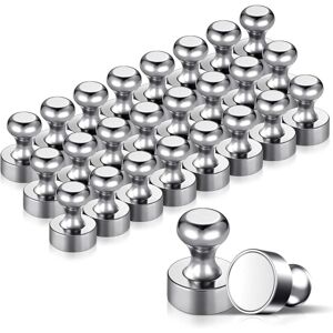 WOIYIC 24PCS Metal Magnets 12x16mm - Stainless Steel Magnets Fridge Magnets for Bulletin Board, Refrigerator etc. - with Storage Box WOIYIC 24PCS Metal Magnets 12x16mm - Stainless Steel Magnets Fridge Magnets for Bulletin Board, Refrigerator etc. - with Storage Box