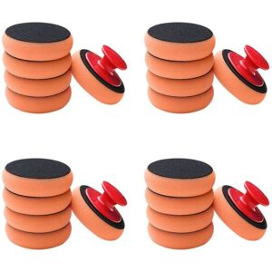 TLILY 24Pcs/Set Car Wax Wash Polish Pad Sponge Cleaning Foam Kit Microfiber Applicator Pads with Gripper Handle Car-Styling TLILY 24Pcs/Set Car Wax Wash Polish Pad Sponge Cleaning Foam Kit Microfiber Applicator Pads with Gripper Handle Car-Styling