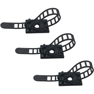 CSPARKV 25 Pack Adhesive Cable Clips with Optional Screws - Adjustable and Reusable Cable Management Ties - Heavy Duty Cable Clips for Home Office CSPARKV 25 Pack Adhesive Cable Clips with Optional Screws - Adjustable and Reusable Cable Management Ties - Heavy Duty Cable Clips for Home Office