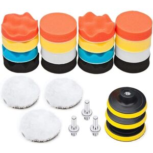 MEMKEY Polishing Sponge 25-Piece Car Polishing Sponge with Adapter Set for Polishing 3-Inch Cars MEMKEY Polishing Sponge 25-Piece Car Polishing Sponge with Adapter Set for Polishing 3-Inch Cars