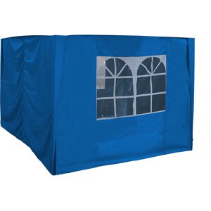GREENBAY 2.5x2.5m Pop Up Gazebo Marquee Outdoor Garden Party Tent 4 Side Panels Blue GREENBAY 2.5x2.5m Pop Up Gazebo Marquee Outdoor Garden Party Tent 4 Side Panels Blue