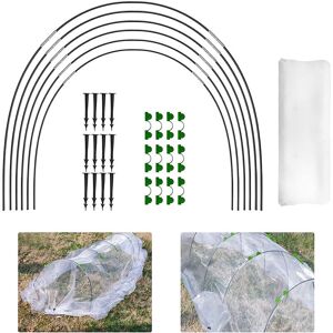 CYSLMUK 2.5x10m Greenhouse Hoops,Greenhouse Hoops,Plant Grow Tunnels Support Houses Gardening Fiberglass Grow Frame for Gardens CYSLMUK 2.5x10m Greenhouse Hoops,Greenhouse Hoops,Plant Grow Tunnels Support Houses Gardening Fiberglass Grow Frame for Gardens