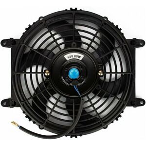 Cyslmuk - 28cm Universal Electric Cooling Fan - 12V Radiator Fan - Engine Fan Blades - 80W - Mounting Kit Cyslmuk - 28cm Universal Electric Cooling Fan - 12V Radiator Fan - Engine Fan Blades - 80W - Mounting Kit