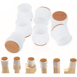 IKODM 28Pcs Silicone Chair Leg Protectors, Silicone Chair Leg Caps, Chair Tip Caps with Non-Slip Felt Pads Prevent Floor Scratches and Reduce Noise, IKODM 28Pcs Silicone Chair Leg Protectors, Silicone Chair Leg Caps, Chair Tip Caps with Non-Slip Felt Pads Prevent Floor Scratches and Reduce Noise,