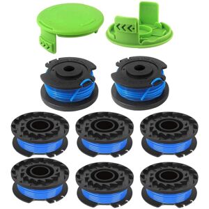 TLILY 29252 29092 String Trimmer Replacement Spool Line for Greenworks 24V 40V 80V Weed Eater Cordless Trimmer(8 Spool, 2 Cap) TLILY 29252 29092 String Trimmer Replacement Spool Line for Greenworks 24V 40V 80V Weed Eater Cordless Trimmer(8 Spool, 2 Cap)