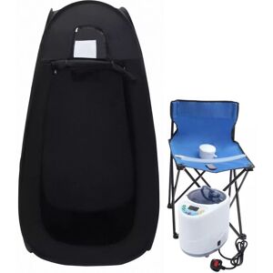 Cncest - 2L 1000W Steam Sauna Portable Spa Room Tent Full Body Therapy Detox Loss Weight Cncest - 2L 1000W Steam Sauna Portable Spa Room Tent Full Body Therapy Detox Loss Weight