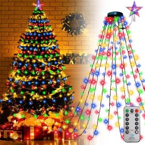 WOIYIC 2m 400 LED Multi-Color Christmas String Lights 8 Lighting Modes Memory Function for Indoor Outdoor Christmas with Remote Control WOIYIC 2m 400 LED Multi-Color Christmas String Lights 8 Lighting Modes Memory Function for Indoor Outdoor Christmas with Remote Control