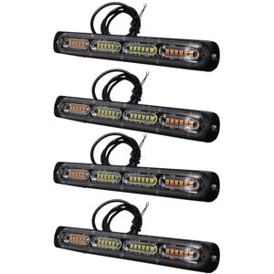 Tlily - 2PC Car 24led Flashing Mode Emergency Vehicle Dash Warning Strobe Light Amber /White Tlily - 2PC Car 24led Flashing Mode Emergency Vehicle Dash Warning Strobe Light Amber /White